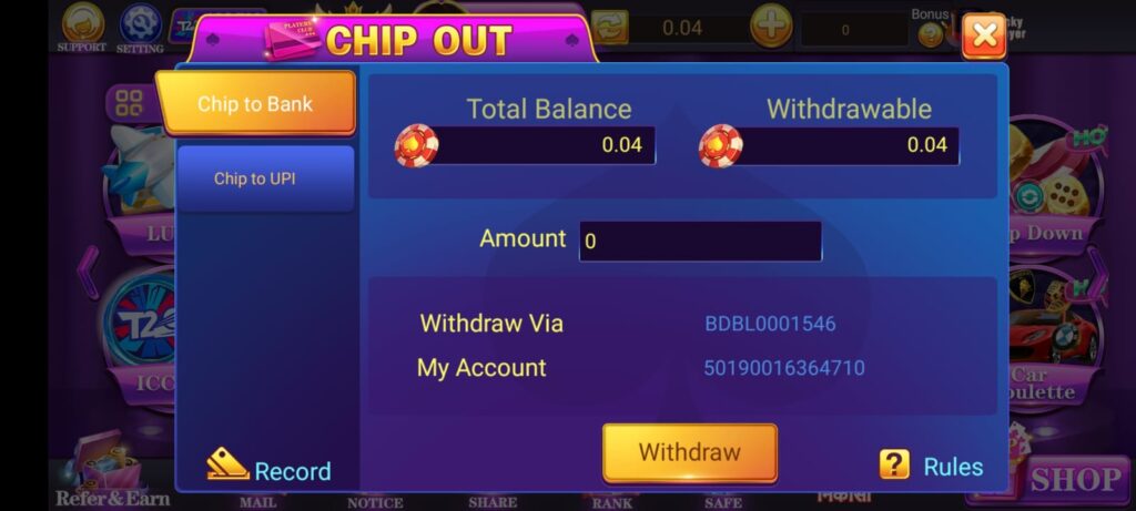 How to Withdraw Money from Teen Patti Club App