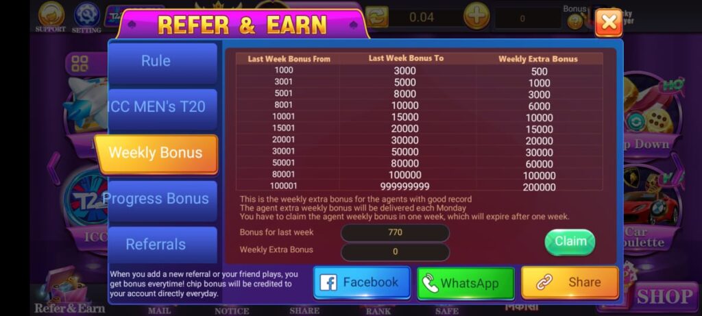 How to Refer & Earn Money from Teen Patti Club App